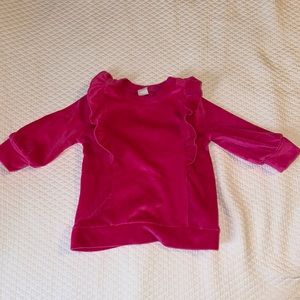 Pink Velour Sweater